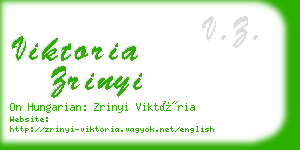 viktoria zrinyi business card